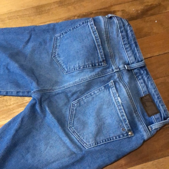 Cutoff straight leg jeans - Picture 2 of 3
